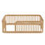 Structure de lit en bois avec barrière de sécurité pour chambre d'enfant
