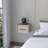 Wall-Mounted Nightstand, Sleek Single-Drawer Design With Spacious Top Shelf