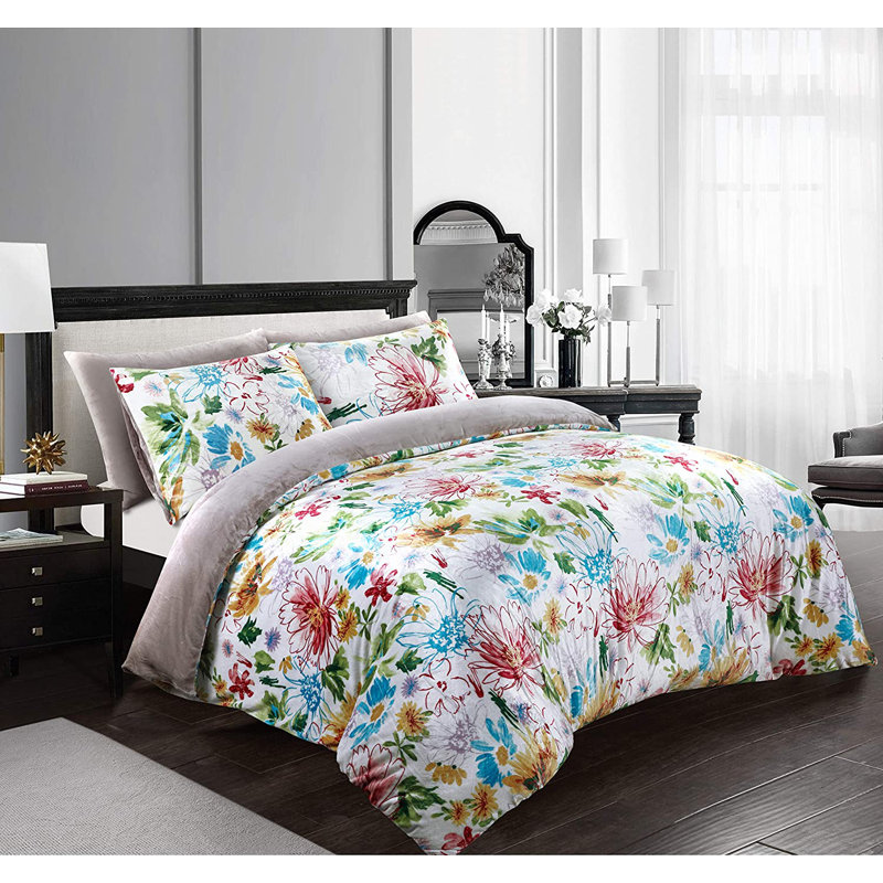 Duvet Cover Set with Pillowcases, Single Duvet Cover + 1 Standard Pillowcase