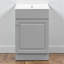 Ensemble de meuble-lavabo simple 20 po avec plateau en céramique-253644473
