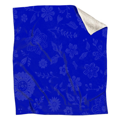Couvertures à motifs floraux