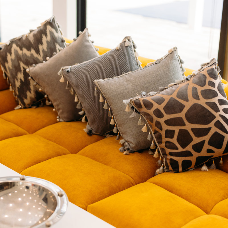 Pebble Plush Throw Square Pillow Cover & Insert