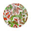 Plumeria Natural Vegan Leather Round Coasters-952312196