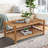 Modern Rectangular 2 Tier Coffee Table