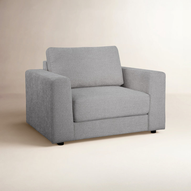 Fauteuil en polyester Arrollo, 100% polyester gris