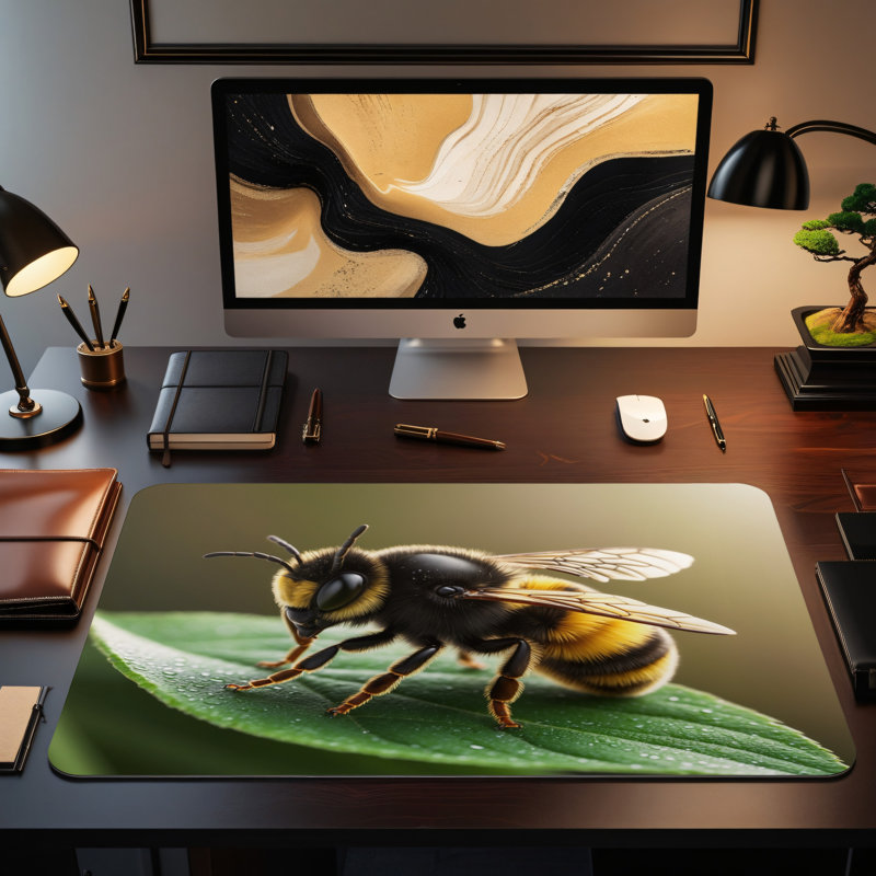 Polyester Desk Pad, 14.4x12.1
