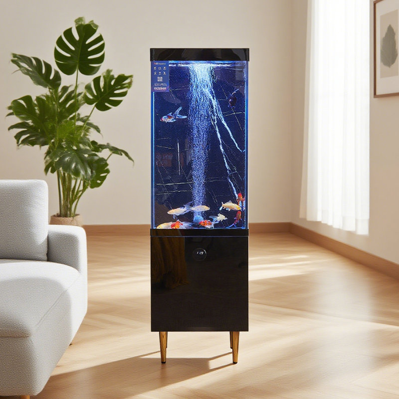 Réservoir d'aquariums verticaux en verre ultra-transparent Modern Modern