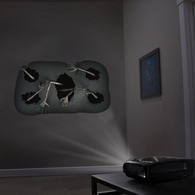 La décoration numérique Spooky Halloween sur USB comprend 9 effets vidéo Atmosfx pour Halloween