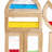Shimmering Water Rainbow Blocks Learning Toy