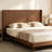 Fluted Wooden Headboard