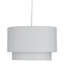 18cm H Cotton Drum Pendant Shade ( Uno )-1120873727
