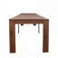 Table de salle à manger en bois avec pieds et rallonge en bois-823840615