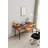  Live Edge Desk with Hairpin Legs and South American Walnut, Live Edge Desk with Drawer Storage-1254836286
