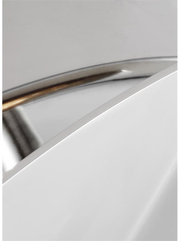 Small Sconce, Polished Nickel, Polished Nickel