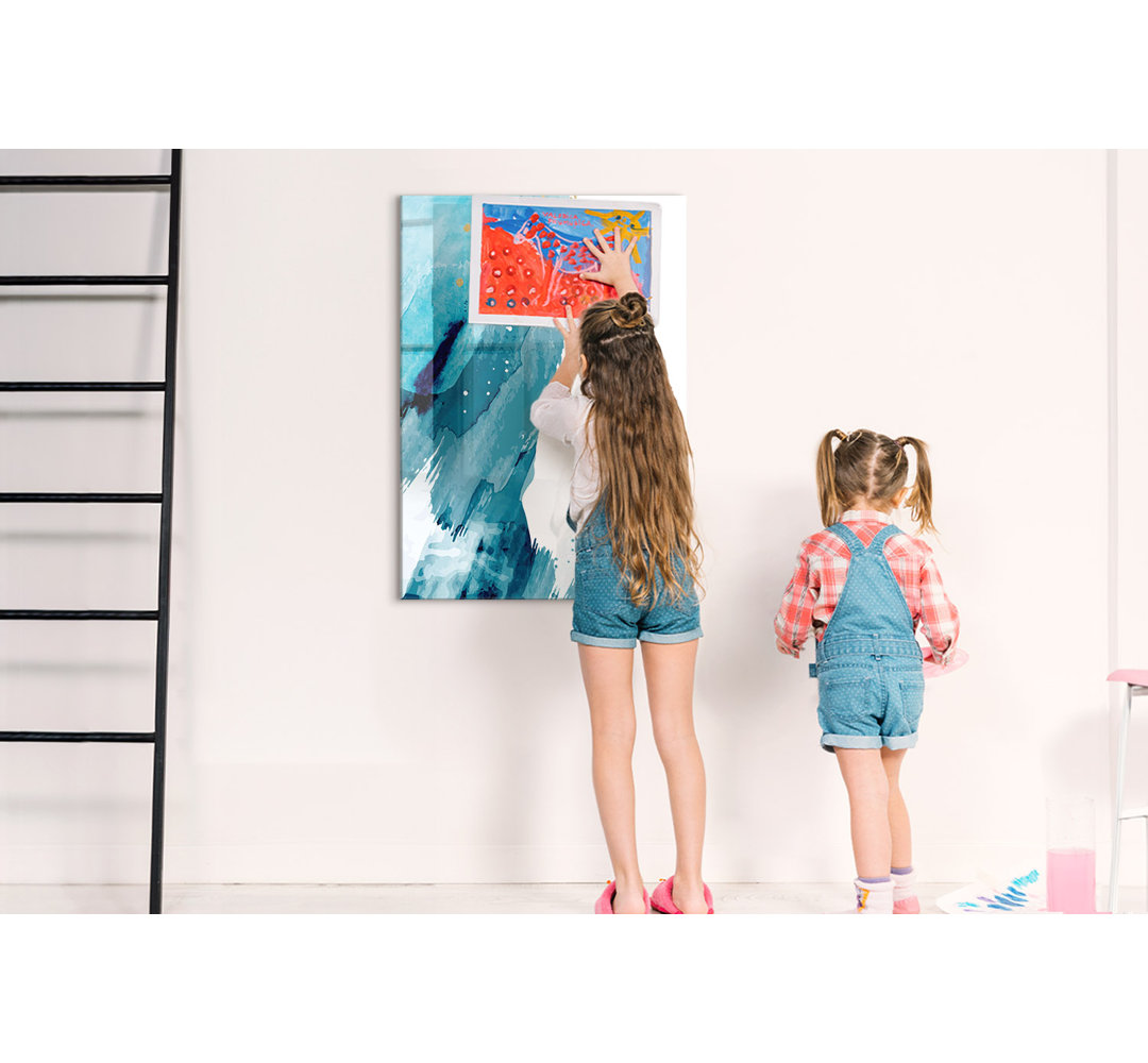 Magnetic Glass Photo Memo Board