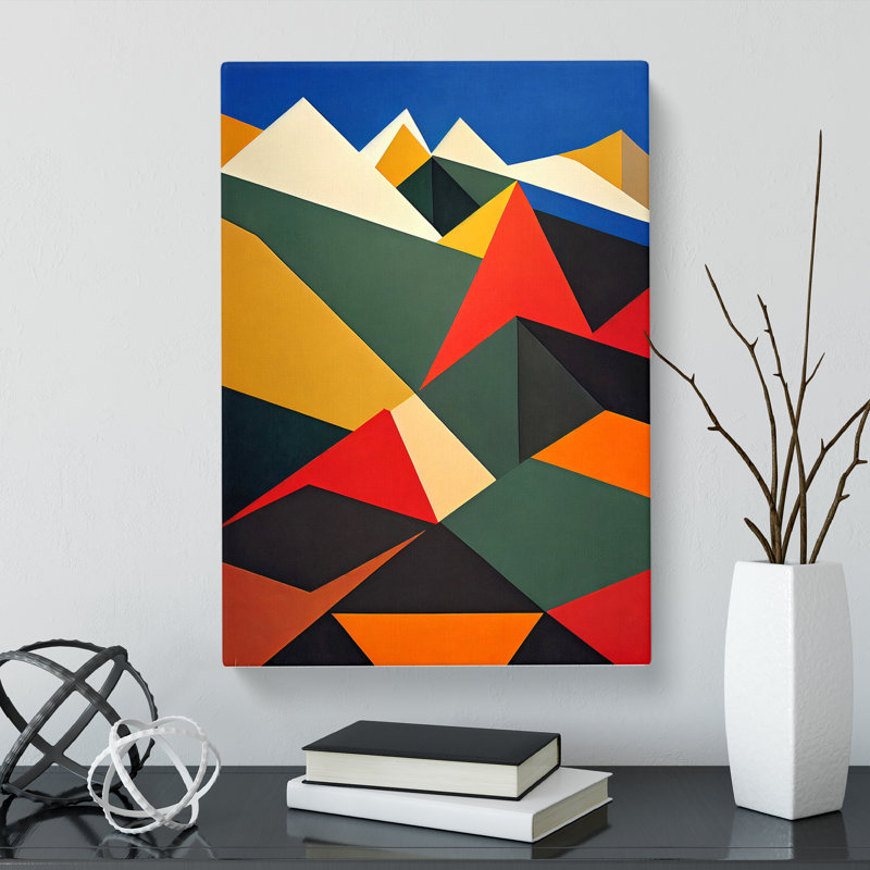 Mountain Abstract Vol.2 - Wrapped Canvas, 50cm H x 35cm W x 3cm D
