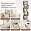 147cm H x 38cm W Metal Bookcase