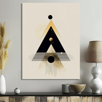 Art géométrique pleine lune Essence - Minimalisme, art mural, salon