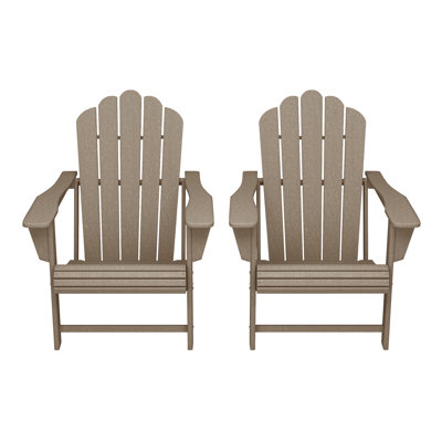 Outdoor Poly Adirondack Chair (Set Of 2)