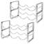 Greger 3 Bottle Tabletop Wine Bottle Rack-394768536