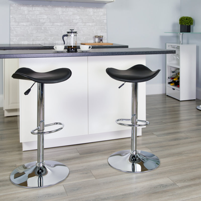 Tabouret de bar Tristan, Noir