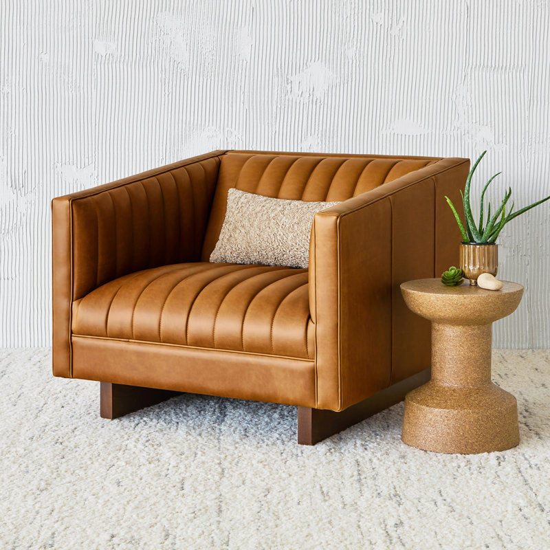 Wallace Chair, Tucson Sienna Leather