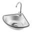 Stainless Steel  Triangle Bathroom Sink