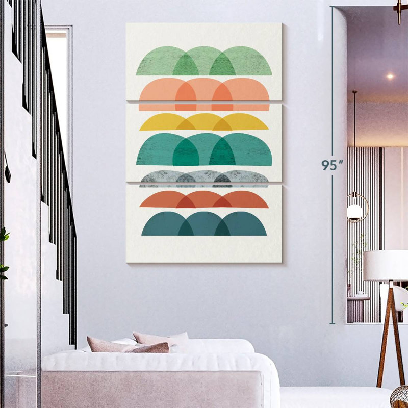 Avery Mid Century Brights VII, H 74 po x l 48 po