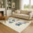 Premium Machine Washable Ingrassellino AMF1826 Happy Snowmen Holiday Rug-1632010007