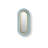 Lens Oval Wall Light - DIMTRIAC LED - Matte Black - Wood Veneer - Sea Blue Shade-53918865-53918877-53918881