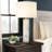 Afton White Alabaster Table Lamp