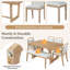 Solid Wood Top Dining Set-1575351705-1575351704