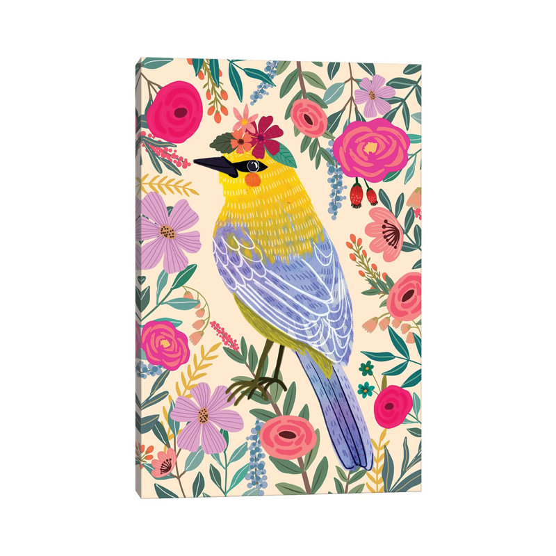 Warbler by Mia Charro - Wrapped Canvas Gallery-Wrapped Canvas Giclée, 101.6cm H x 66.04cm W
