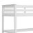 Loft Bed With And Under-Bed Desk, Multifunctional Solid Wood Bed Frame With Storage Shelves-1677981091