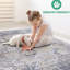 Tapis tissé multicolore 8 X 10 - sans perte de teinture, teinture pour étude, chambre à coucher, salon près du vestibule, bureau à domicile,