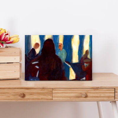 Contemporary Art Dramatic Contemporary Architecture Wall Art by Janel Bragg - Wrapped Canvas Print