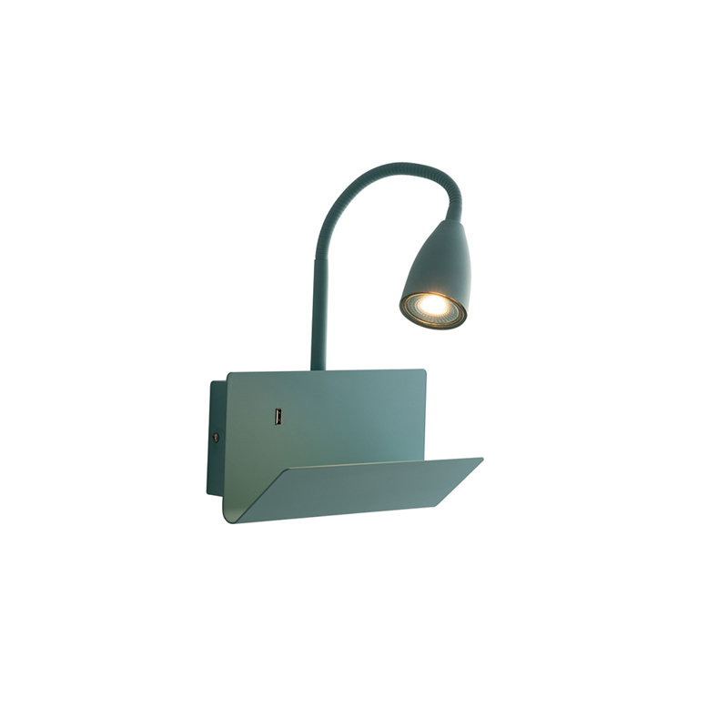 Camodeca Aluminium (hammered) Wall Sconce, Verde