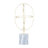 Marble Loop Geometric Decorative Sculpture with Marble Base