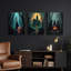3 Piece Wrapped Canvas Wall Art-1868880878