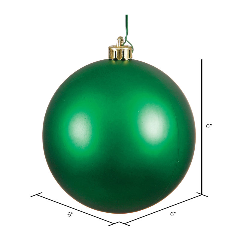 Ornement boule à boule percée uv sequin, Vert