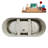 67" Streamline Soaking Freestanding Tub and Tray With Internal Drain-101697825