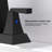 Lead-free Matte Black 2-handle Modern Vanity Faucet For Bathroom - Durable Metal For Everyday Use