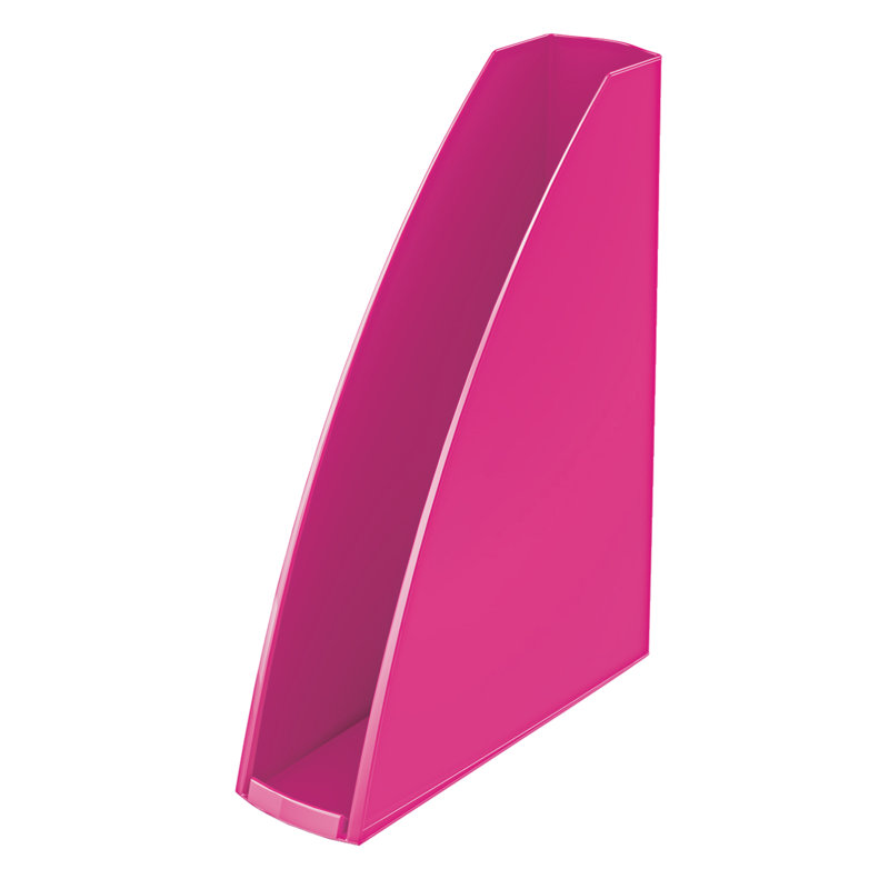Free Standing Magazine Rack, Pink