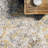 Fusco Vintage Faded Power Loom Yellow Rug-899359460