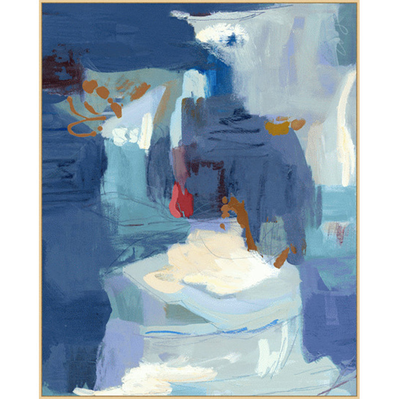 «Rana Abstract 1» par Lillian August, reproduction d'art sur toile