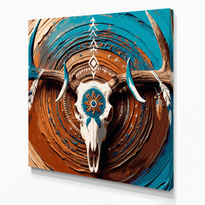 Art mural sur toile gris Southwestern Animals