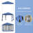 Outsunny 10' X 10' Pop Up Canopy Tent With Netting, Instant Gazebo, Ez Up Screen House Room With Carry Bag, Height Adjustable, For Outdoor, Garden, Patio