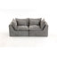 Canapé modulaire surdimensionné de 74,8 po de large avec canapé modulaire True Relax Comfy et sièges larges et profonds-2105674677