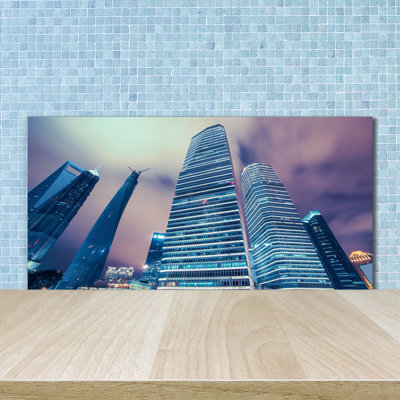 Lishbrook 50cm W x 100cm L Glass Peel and Stick Panel