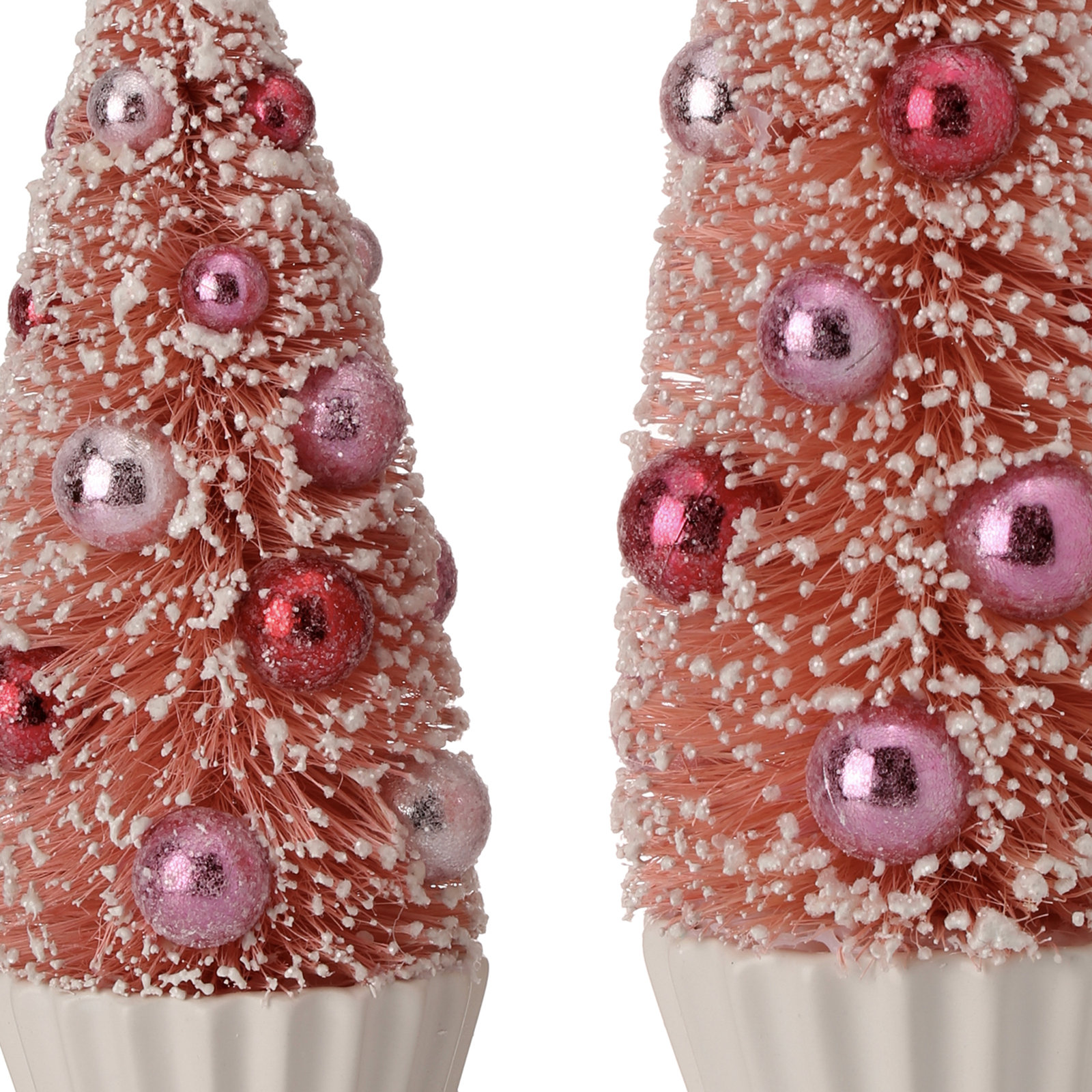 11" Soo Sweet Sisal Trees In Cupcake Set of 2